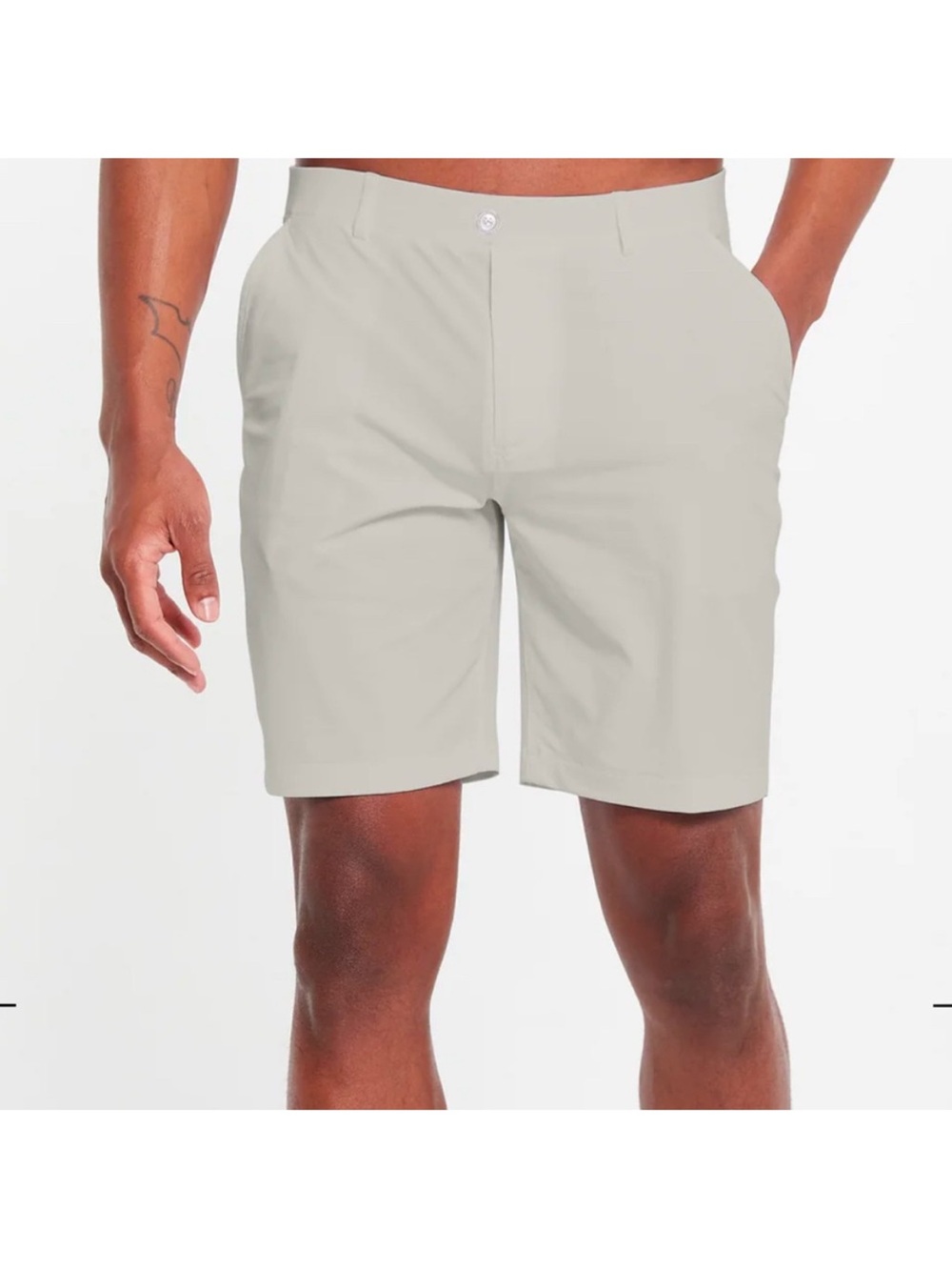 Redvanly Beige Men’s Hanover Shorts